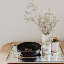 Load image into Gallery viewer, Black Decorative Wood Bowl by Sweet Water Decor
