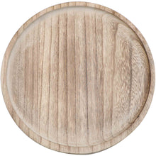 Load image into Gallery viewer, Large Rustic Round Wood Tray by Sweet Water Decor
