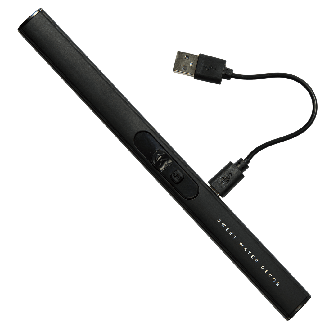 Black Electric Lighter by Sweet Water Decor