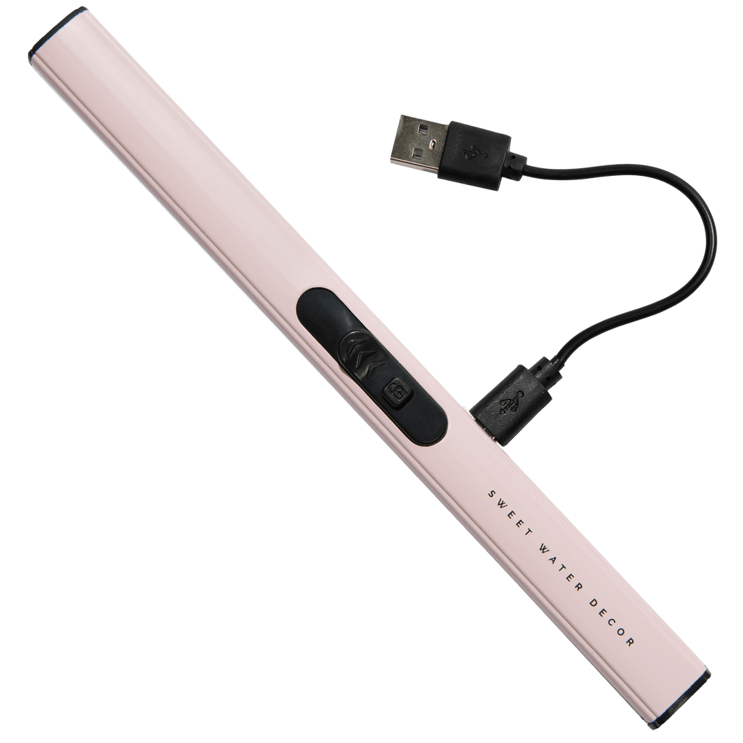 Blush Pink Electric Lighter by Sweet Water Decor