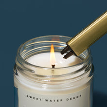 Load image into Gallery viewer, Gold Electric Lighter by Sweet Water Decor
