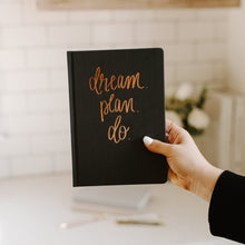 Load image into Gallery viewer, Dream Plan Do Fabric Journal by Sweet Water Decor
