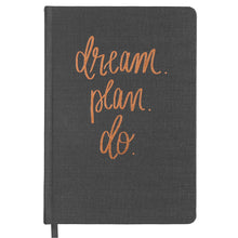 Load image into Gallery viewer, Dream Plan Do Fabric Journal by Sweet Water Decor
