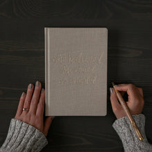 Load image into Gallery viewer, She Believed She Could Fabric Journal by Sweet Water Decor
