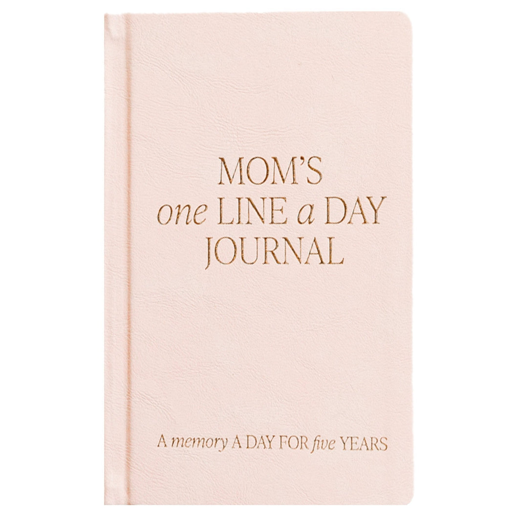 Mom's One Line A Day Leather Journal by Sweet Water Decor