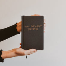 Load image into Gallery viewer, One Line A Day Fabric Journal by Sweet Water Decor
