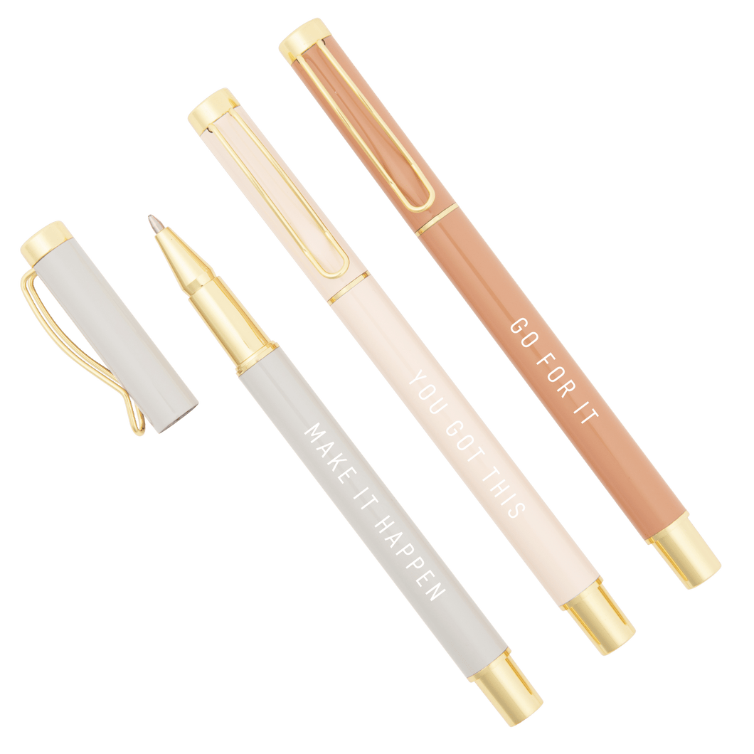 You Got This Metal Pen Set by Sweet Water Decor
