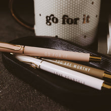 Load image into Gallery viewer, Go For It Metal Pen Set by Sweet Water Decor
