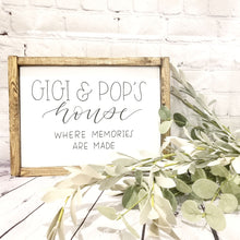 Load image into Gallery viewer, Customizable Grandparents Sign
