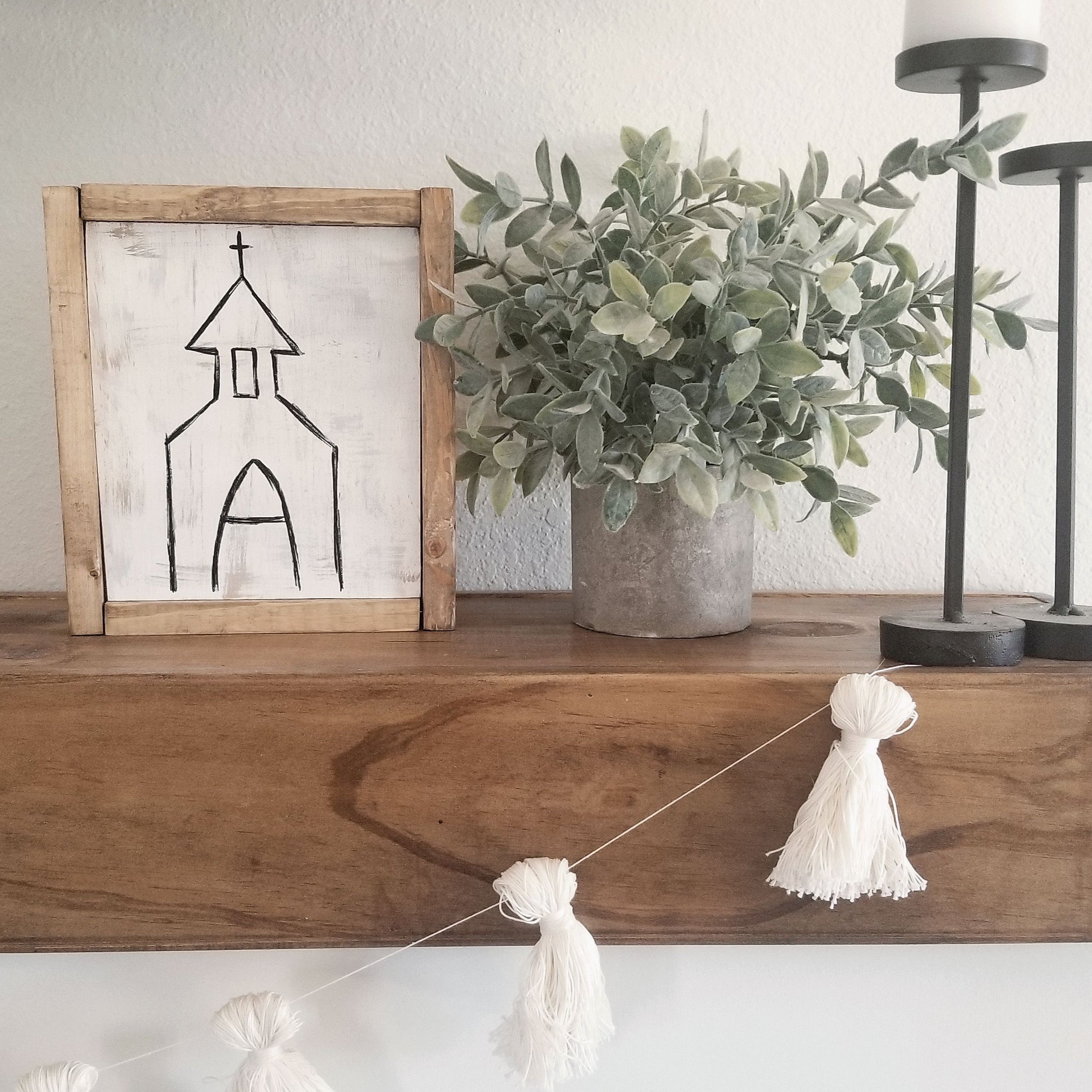 Rustic Church Sign Rustic Church Sign – Lavender and Lemonade Design Co.