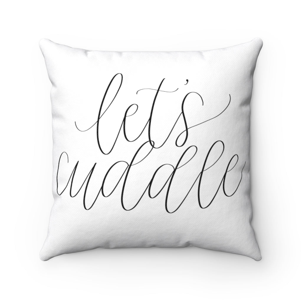 'Let's Cuddle' Accent Pillow